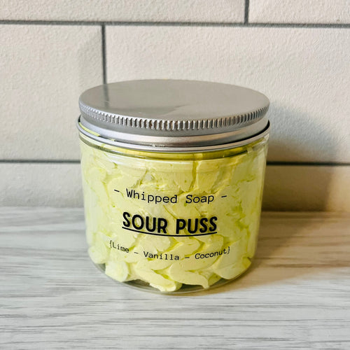 Sour Puss Whipped Soap